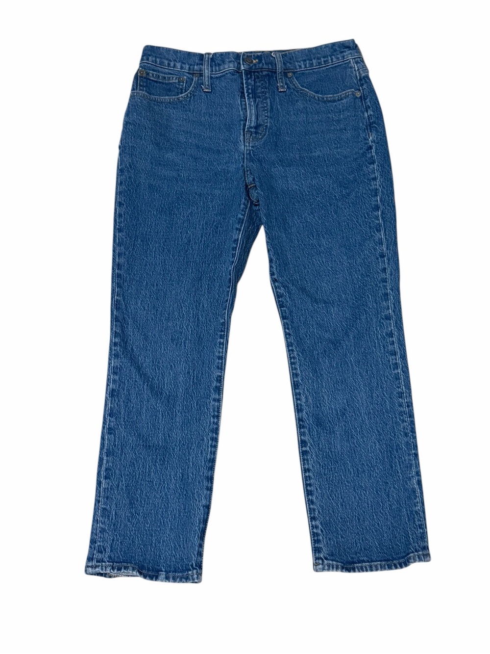 Madewell Perfect Vintage Jeans Straight Ankle 29 Petite Fall Denim